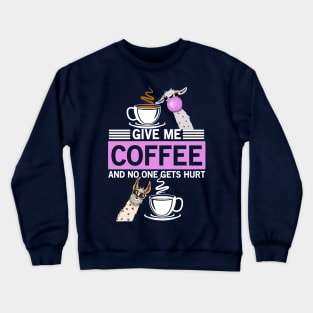 Give Me Coffee No Drama LLama Crewneck Sweatshirt